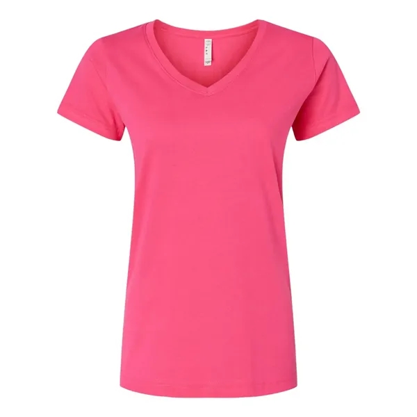 LAT Women's Fine Jersey V-Neck Tee - LAT Women's Fine Jersey V-Neck Tee - Image 17 of 40