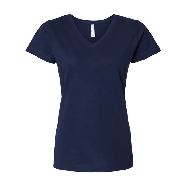 LAT Women's Fine Jersey V-Neck Tee - LAT Women's Fine Jersey V-Neck Tee - Image 25 of 40