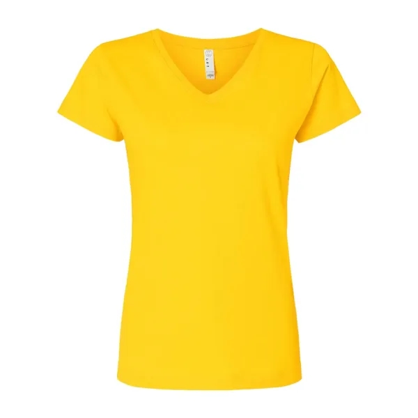 LAT Women's Fine Jersey V-Neck Tee - LAT Women's Fine Jersey V-Neck Tee - Image 39 of 40
