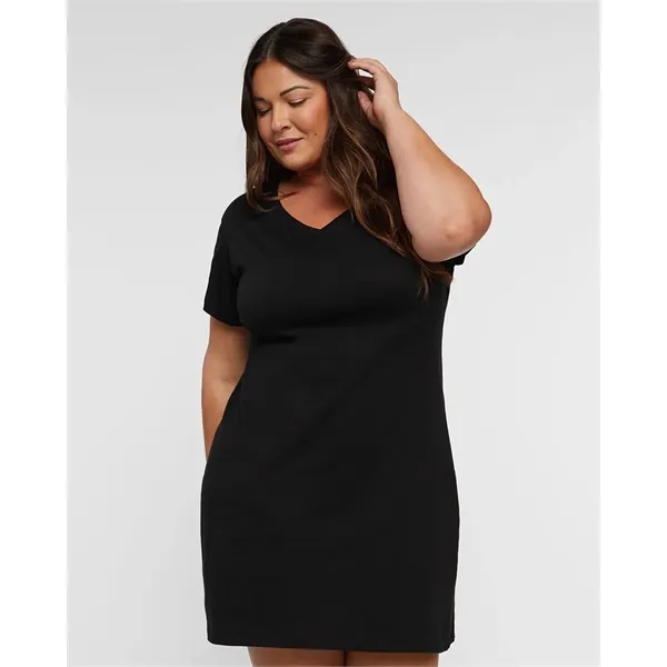 LAT Women's Fine Jersey V-Neck Coverup - LAT Women's Fine Jersey V-Neck Coverup - Image 0 of 14