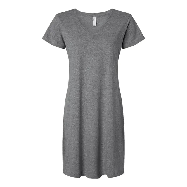 LAT Women's Fine Jersey V-Neck Coverup - LAT Women's Fine Jersey V-Neck Coverup - Image 5 of 14