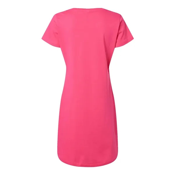 LAT Women's Fine Jersey V-Neck Coverup - LAT Women's Fine Jersey V-Neck Coverup - Image 10 of 14