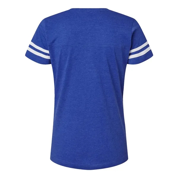 LAT Women's Football V-Neck Fine Jersey Tee - LAT Women's Football V-Neck Fine Jersey Tee - Image 20 of 26
