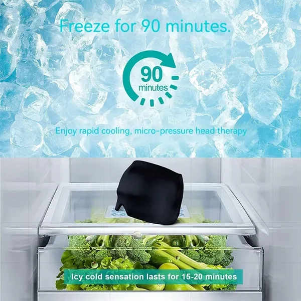 Gel Ice Compress Face Mask Stretchable Nursing Headgear - Gel Ice Compress Face Mask Stretchable Nursing Headgear - Image 4 of 5