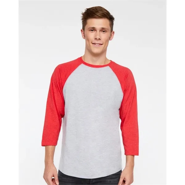 LAT Men's Baseball Fine Jersey Three-Quarter Sleeve Tee - LAT Men's Baseball Fine Jersey Three-Quarter Sleeve Tee - Image 0 of 32