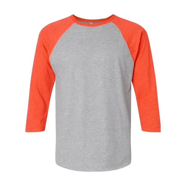 LAT Men's Baseball Fine Jersey Three-Quarter Sleeve Tee - LAT Men's Baseball Fine Jersey Three-Quarter Sleeve Tee - Image 12 of 32