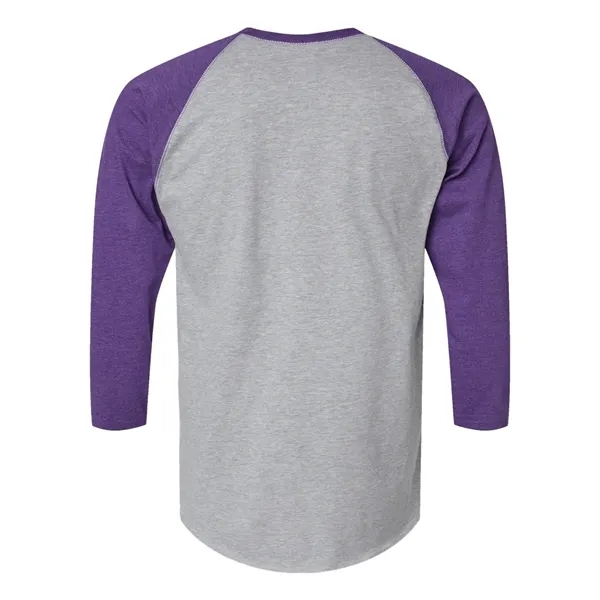 LAT Men's Baseball Fine Jersey Three-Quarter Sleeve Tee - LAT Men's Baseball Fine Jersey Three-Quarter Sleeve Tee - Image 16 of 32