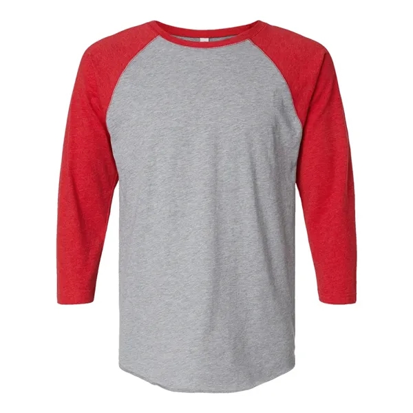 LAT Men's Baseball Fine Jersey Three-Quarter Sleeve Tee - LAT Men's Baseball Fine Jersey Three-Quarter Sleeve Tee - Image 17 of 32