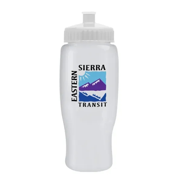 Pedal Pusher 27oz Recycled Transparent Contour Bottle w/Push - Pedal Pusher 27oz Recycled Transparent Contour Bottle w/Push - Image 2 of 125