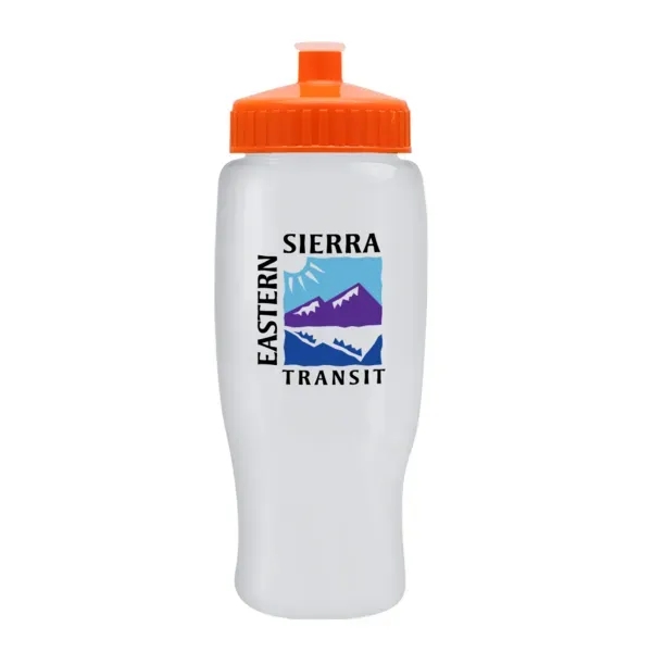 Pedal Pusher 27oz Recycled Transparent Contour Bottle w/Push - Pedal Pusher 27oz Recycled Transparent Contour Bottle w/Push - Image 8 of 125
