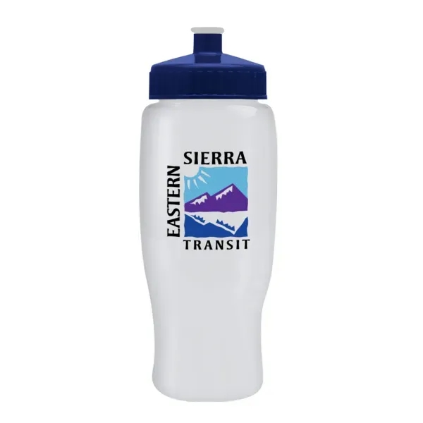 Pedal Pusher 27oz Recycled Transparent Contour Bottle w/Push - Pedal Pusher 27oz Recycled Transparent Contour Bottle w/Push - Image 9 of 125