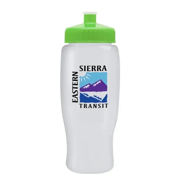Pedal Pusher 27oz Recycled Transparent Contour Bottle w/Push - Pedal Pusher 27oz Recycled Transparent Contour Bottle w/Push - Image 10 of 125
