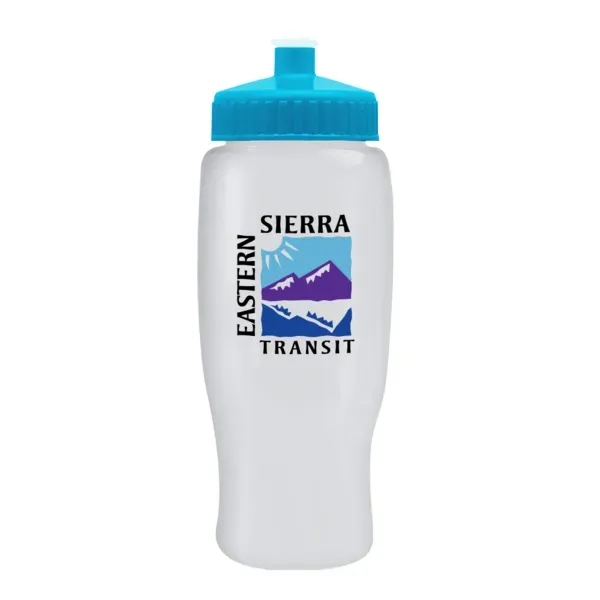 Pedal Pusher 27oz Recycled Transparent Contour Bottle w/Push - Pedal Pusher 27oz Recycled Transparent Contour Bottle w/Push - Image 13 of 125