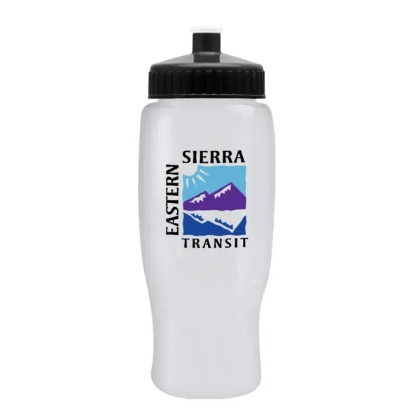 Pedal Pusher 27oz Recycled Transparent Contour Bottle w/Push - Pedal Pusher 27oz Recycled Transparent Contour Bottle w/Push - Image 14 of 125