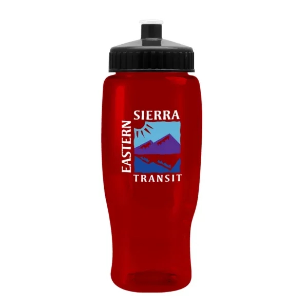 Pedal Pusher 27oz Recycled Transparent Contour Bottle w/Push - Pedal Pusher 27oz Recycled Transparent Contour Bottle w/Push - Image 28 of 125