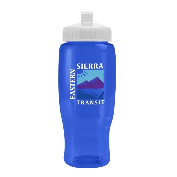 Pedal Pusher 27oz Recycled Transparent Contour Bottle w/Push - Pedal Pusher 27oz Recycled Transparent Contour Bottle w/Push - Image 72 of 125
