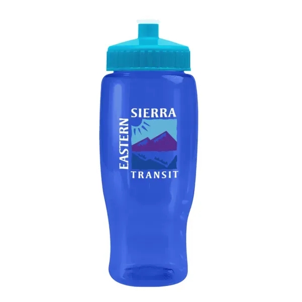 Pedal Pusher 27oz Recycled Transparent Contour Bottle w/Push - Pedal Pusher 27oz Recycled Transparent Contour Bottle w/Push - Image 82 of 125