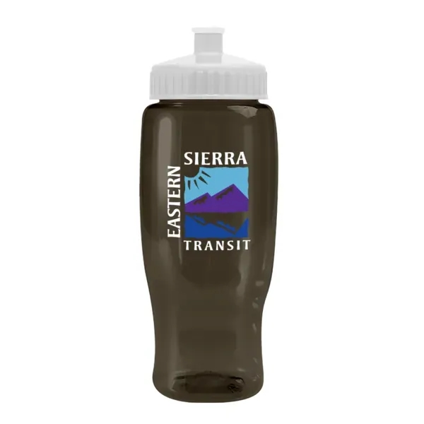 Pedal Pusher 27oz Recycled Transparent Contour Bottle w/Push - Pedal Pusher 27oz Recycled Transparent Contour Bottle w/Push - Image 85 of 125