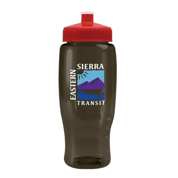 Pedal Pusher 27oz Recycled Transparent Contour Bottle w/Push - Pedal Pusher 27oz Recycled Transparent Contour Bottle w/Push - Image 87 of 125