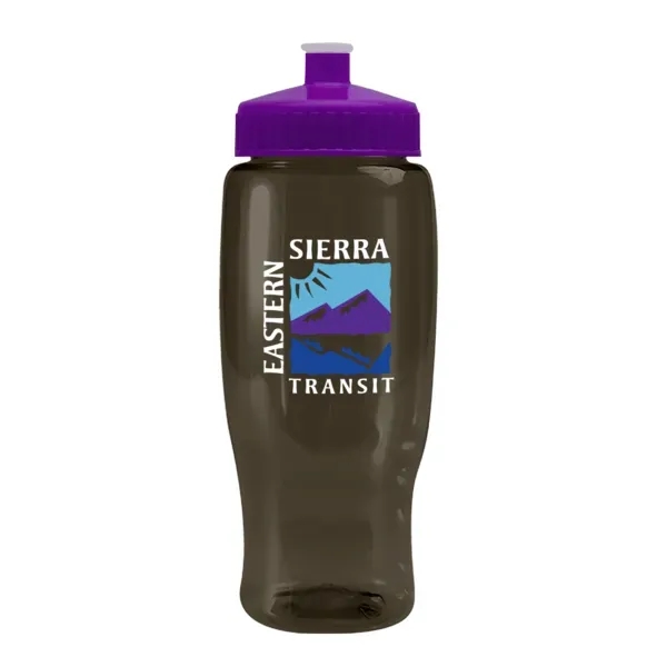 Pedal Pusher 27oz Recycled Transparent Contour Bottle w/Push - Pedal Pusher 27oz Recycled Transparent Contour Bottle w/Push - Image 89 of 125