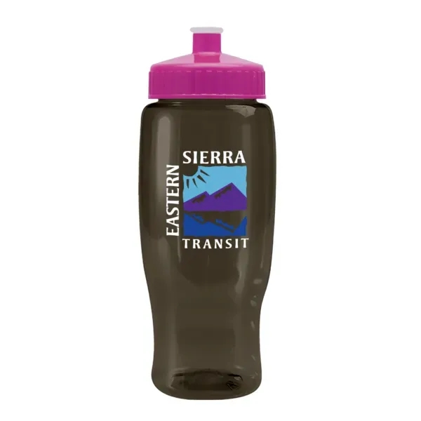 Pedal Pusher 27oz Recycled Transparent Contour Bottle w/Push - Pedal Pusher 27oz Recycled Transparent Contour Bottle w/Push - Image 90 of 125