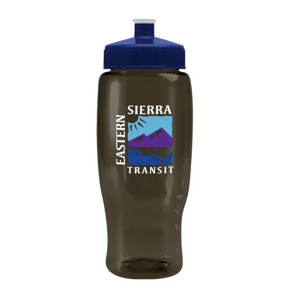 Pedal Pusher 27oz Recycled Transparent Contour Bottle w/Push - Pedal Pusher 27oz Recycled Transparent Contour Bottle w/Push - Image 92 of 125