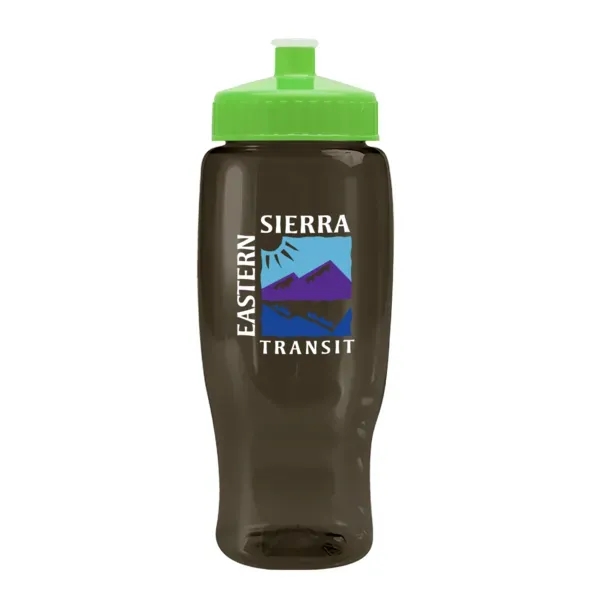 Pedal Pusher 27oz Recycled Transparent Contour Bottle w/Push - Pedal Pusher 27oz Recycled Transparent Contour Bottle w/Push - Image 93 of 125