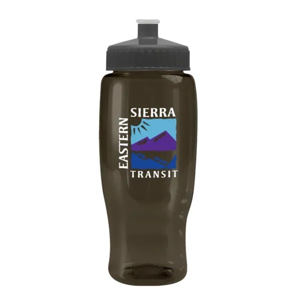 Pedal Pusher 27oz Recycled Transparent Contour Bottle w/Push - Pedal Pusher 27oz Recycled Transparent Contour Bottle w/Push - Image 94 of 125