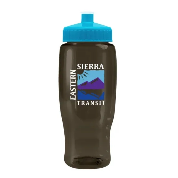 Pedal Pusher 27oz Recycled Transparent Contour Bottle w/Push - Pedal Pusher 27oz Recycled Transparent Contour Bottle w/Push - Image 96 of 125