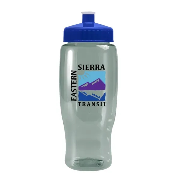 Pedal Pusher 27oz Recycled Transparent Contour Bottle w/Push - Pedal Pusher 27oz Recycled Transparent Contour Bottle w/Push - Image 102 of 125