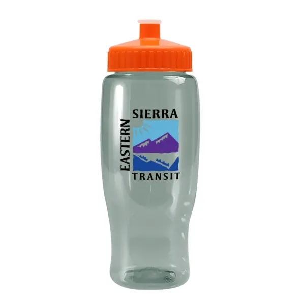 Pedal Pusher 27oz Recycled Transparent Contour Bottle w/Push - Pedal Pusher 27oz Recycled Transparent Contour Bottle w/Push - Image 105 of 125