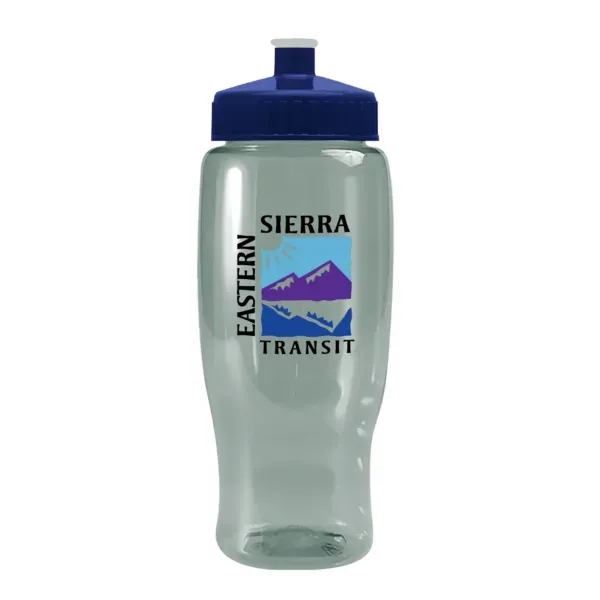 Pedal Pusher 27oz Recycled Transparent Contour Bottle w/Push - Pedal Pusher 27oz Recycled Transparent Contour Bottle w/Push - Image 106 of 125