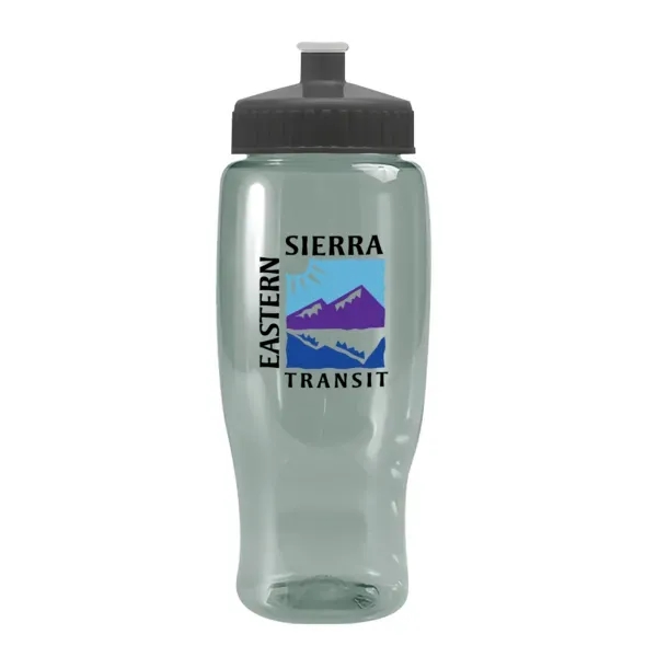 Pedal Pusher 27oz Recycled Transparent Contour Bottle w/Push - Pedal Pusher 27oz Recycled Transparent Contour Bottle w/Push - Image 108 of 125