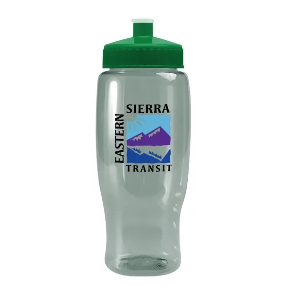 Pedal Pusher 27oz Recycled Transparent Contour Bottle w/Push - Pedal Pusher 27oz Recycled Transparent Contour Bottle w/Push - Image 109 of 125