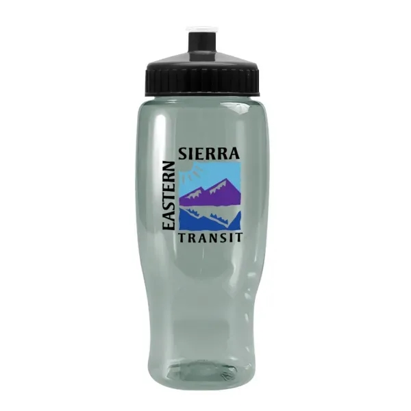Pedal Pusher 27oz Recycled Transparent Contour Bottle w/Push - Pedal Pusher 27oz Recycled Transparent Contour Bottle w/Push - Image 111 of 125