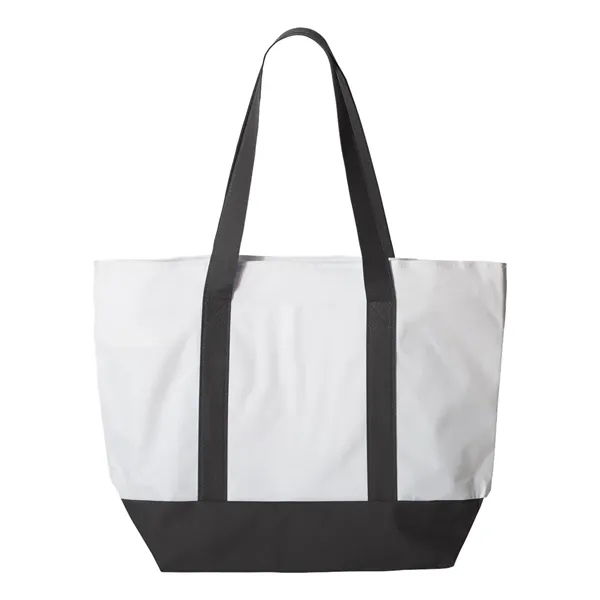 Liberty Bags Bay View Giant Zippered Tote - Liberty Bags Bay View Giant Zippered Tote - Image 3 of 12