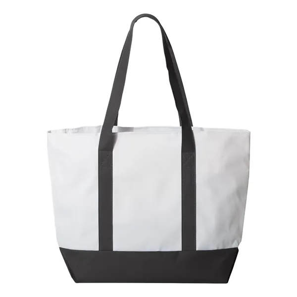 Liberty Bags Bay View Giant Zippered Tote - Liberty Bags Bay View Giant Zippered Tote - Image 4 of 12