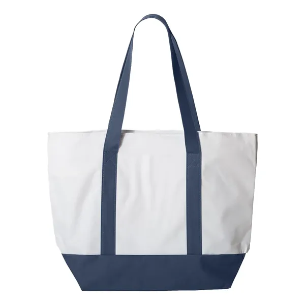 Liberty Bags Bay View Giant Zippered Tote - Liberty Bags Bay View Giant Zippered Tote - Image 6 of 12