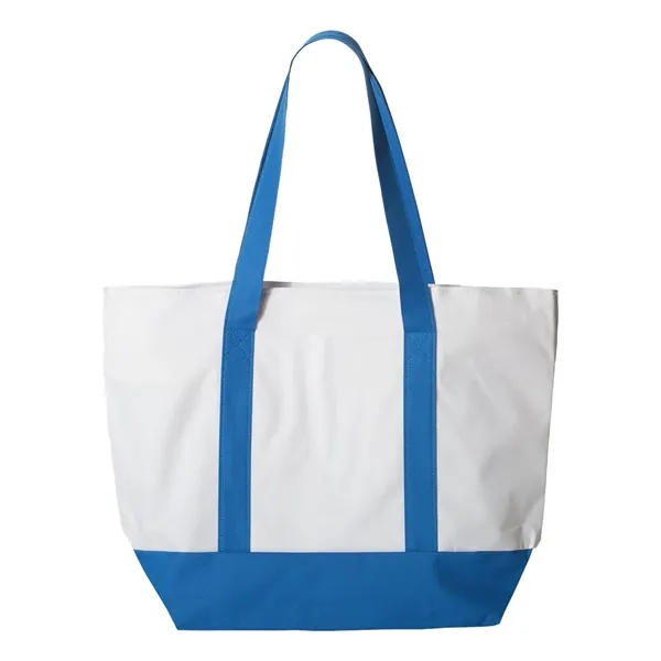 Liberty Bags Bay View Giant Zippered Tote - Liberty Bags Bay View Giant Zippered Tote - Image 11 of 12
