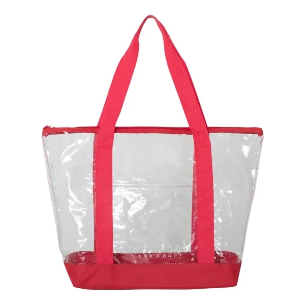 Liberty Bags Clear Boat Tote - Liberty Bags Clear Boat Tote - Image 3 of 6