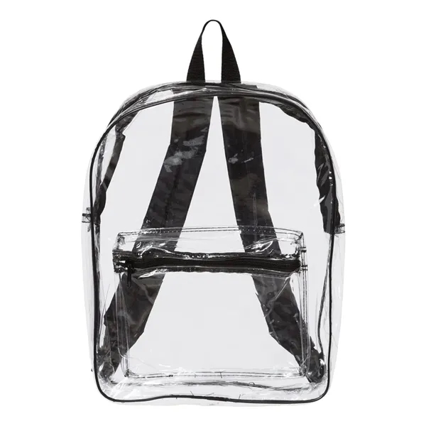 Liberty Bags Clear PVC Backpack - Liberty Bags Clear PVC Backpack - Image 1 of 3