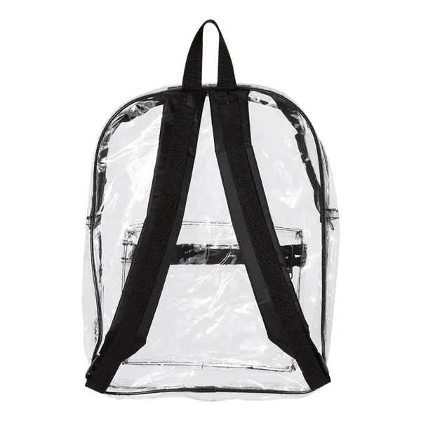 Liberty Bags Clear PVC Backpack - Liberty Bags Clear PVC Backpack - Image 3 of 3