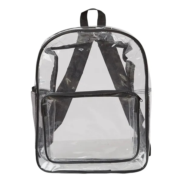 Liberty Bags Large 17" Heavy Duty Clear Backpack - Liberty Bags Large 17" Heavy Duty Clear Backpack - Image 2 of 3