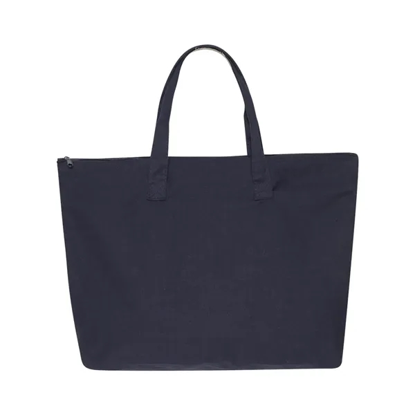 Liberty Bags Tote with Top Zippered Closure - Liberty Bags Tote with Top Zippered Closure - Image 5 of 6