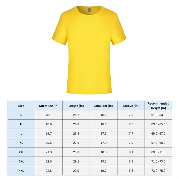 Custom Quick Dry Sports T Shirt - Custom Quick Dry Sports T Shirt - Image 1 of 14