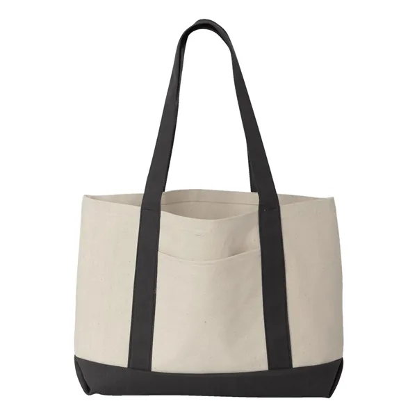 Liberty Bags Leeward Boater Tote - Liberty Bags Leeward Boater Tote - Image 3 of 12
