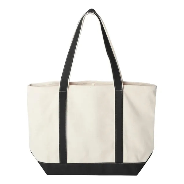 Liberty Bags Carmel Classic XL Cotton Canvas Resort Tote - Liberty Bags Carmel Classic XL Cotton Canvas Resort Tote - Image 4 of 12