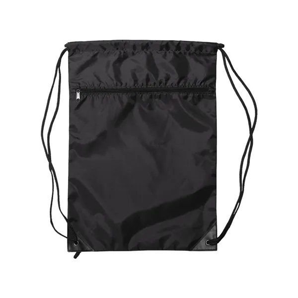 Liberty Bags Zippered Drawstring Backpack - Liberty Bags Zippered Drawstring Backpack - Image 1 of 14