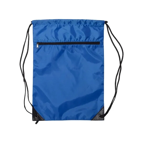 Liberty Bags Zippered Drawstring Backpack - Liberty Bags Zippered Drawstring Backpack - Image 11 of 14