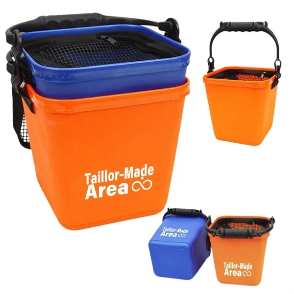 Custom EVA Waterproof Folding Fishing Bucket for Outdoors - Custom EVA Waterproof Folding Fishing Bucket for Outdoors - Image 0 of 5